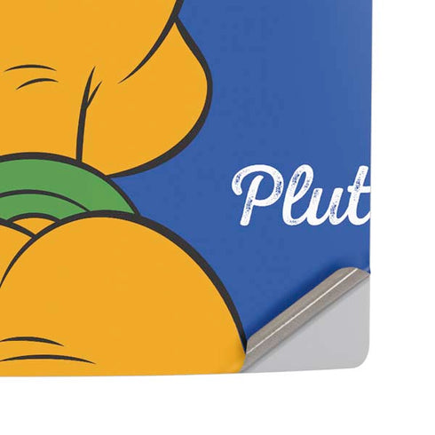 Disney Friends Pluto Backwards PS5 Pro Disk Console Skin