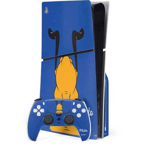 Disney Friends Pluto Backwards PlayStation PS5 Skins