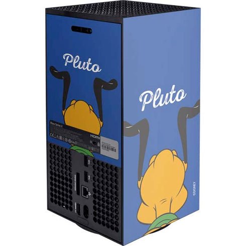 Disney Friends Pluto Backwards XBox Series X Digital Edition Console Skin