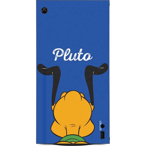 Disney Friends Pluto Backwards XBox Series X Digital Edition Console Skin