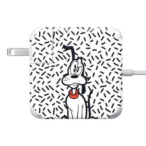 Disney Friends Pluto Confused 85W Power Adapter (15 and 17 inch MacBook Pro Charger) Skin