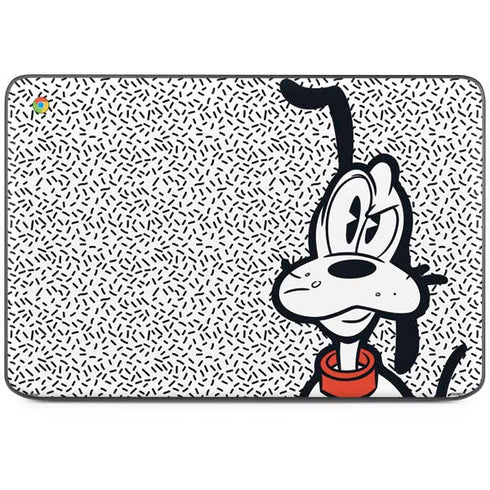 Disney Friends Pluto Confused HP Chromebook Skin