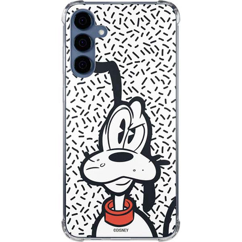 Disney Friends Pluto Confused Galaxy A35 5G Clear Case
