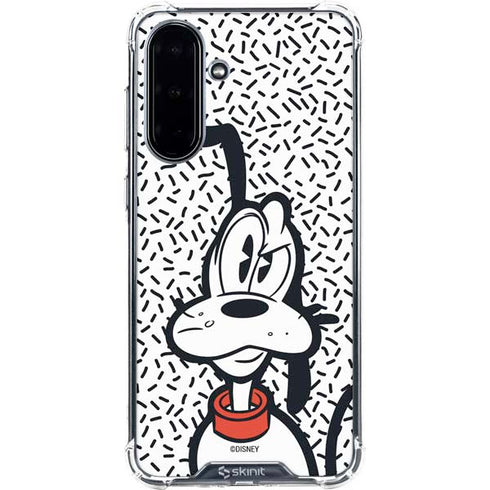 Disney Friends Pluto Confused Galaxy A36 5G Clear Case