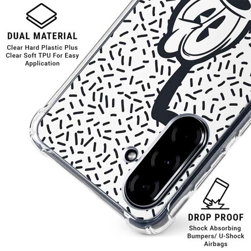 Disney Friends Pluto Confused Galaxy A36 5G Clear Case