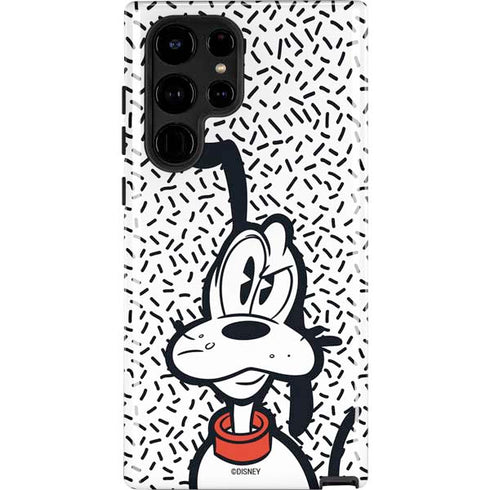 Disney Friends Pluto Confused Galaxy S25 Ultra Impact Case