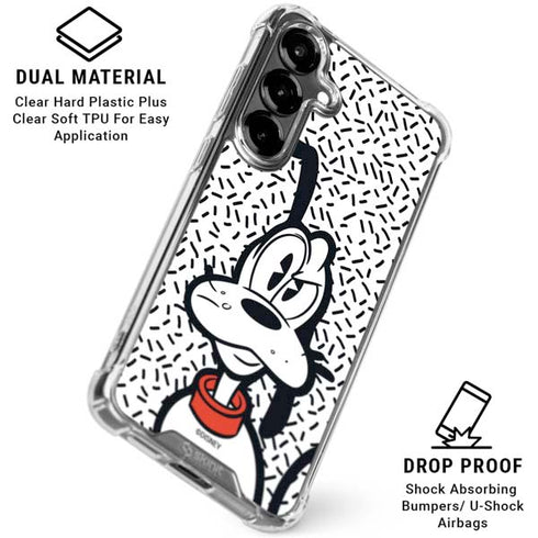 Disney Friends Pluto Confused Galaxy S26 Clear Case
