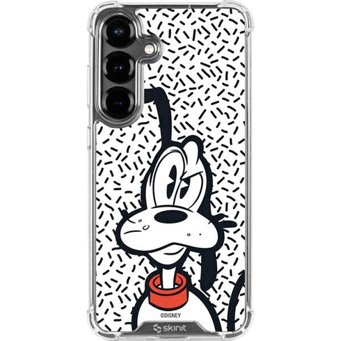 Disney Friends Pluto Confused Galaxy S26 Plus Clear Case