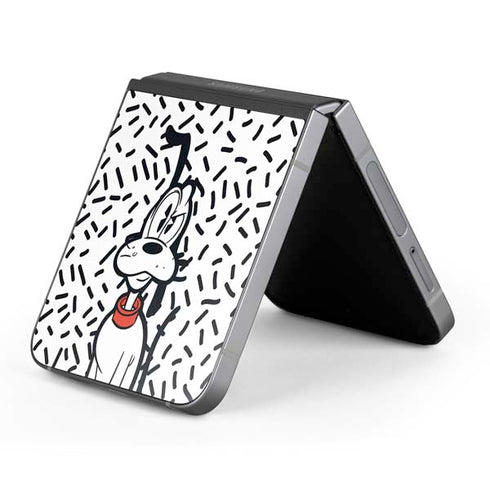 Disney Friends Pluto Confused Galaxy Z Flip6 Skin