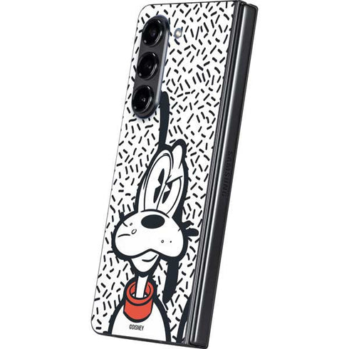 Disney Friends Pluto Confused Galaxy Z Fold5 5G Skin