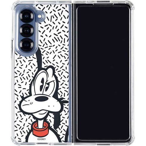 Disney Friends Pluto Confused Galaxy Z Fold6 Clear Case