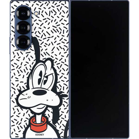 Disney Friends Pluto Confused Galaxy Z Fold6 Skin