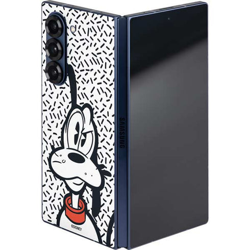 Disney Friends Pluto Confused Galaxy Z Fold6 Skin