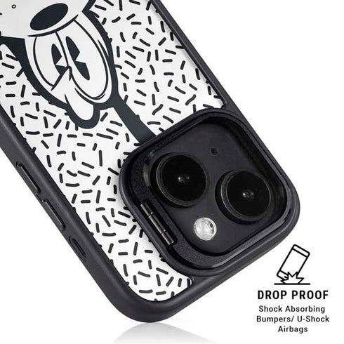 Disney Friends Pluto Confused iPhone 14 Plus Kickstand Case