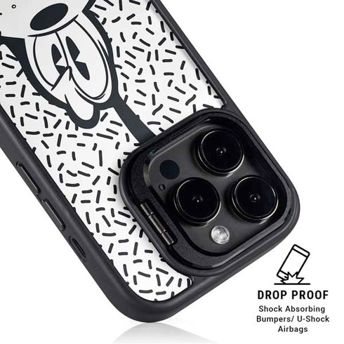 Disney Friends Pluto Confused iPhone 14 Pro Max Kickstand Case