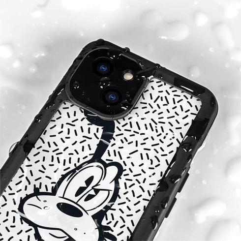 Disney Friends Pluto Confused iPhone 15 Plus Waterproof Case