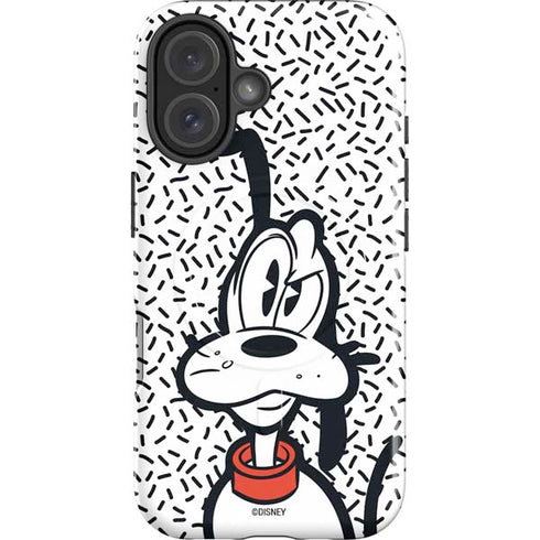Disney Friends Pluto Confused iPhone 16 Magsafe Impact Case