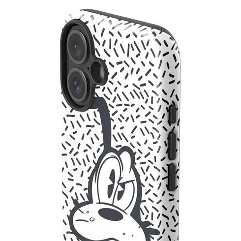 Disney Friends Pluto Confused iPhone 16 Plus Impact Case