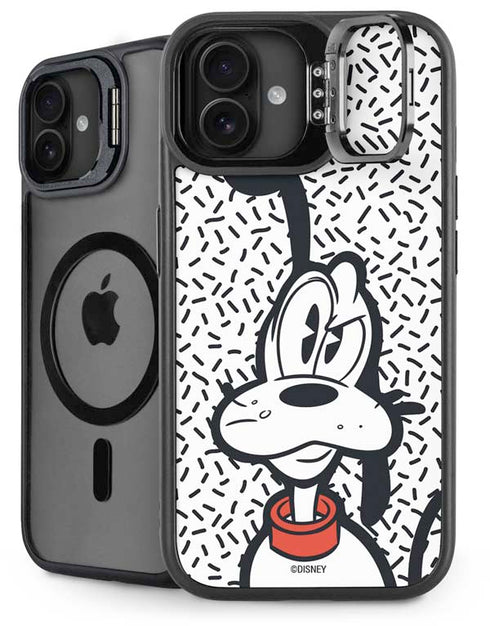 Disney Friends Pluto Confused iPhone 16 Plus Kickstand Case