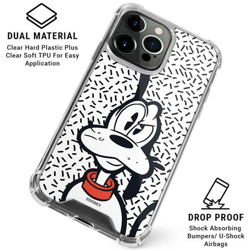 Disney Friends Pluto Confused iPhone 16 Pro Max Clear Case