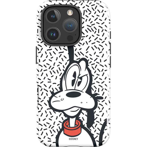Disney Friends Pluto Confused iPhone 16 Pro Max Impact Case