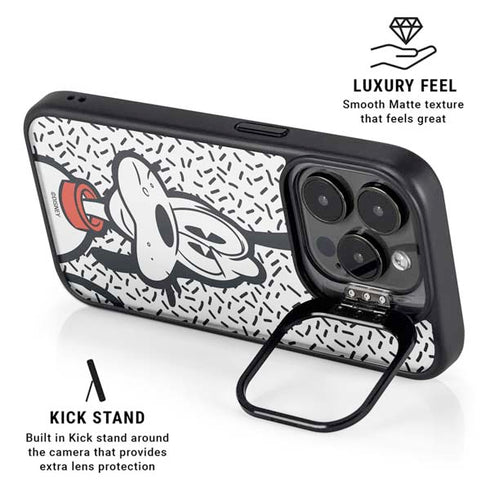 Disney Friends Pluto Confused iPhone 16 Pro Max Kickstand Case