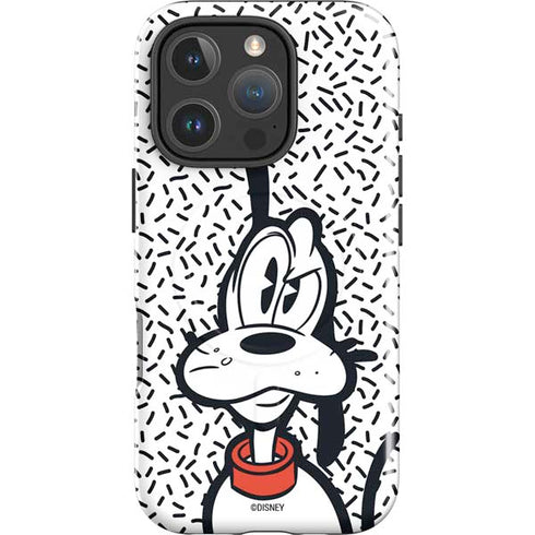 Disney Friends Pluto Confused iPhone 16 Pro Max Magsafe Impact Case