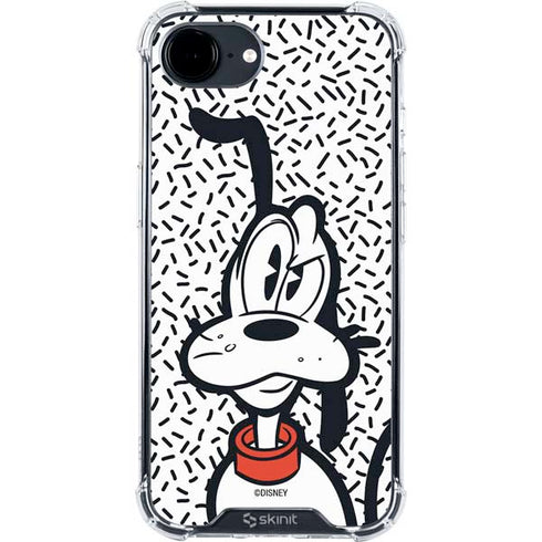 Disney Friends Pluto Confused iPhone 16e Clear Case