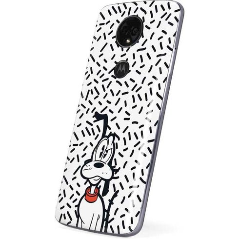 Disney Friends Pluto Confused Moto E5 Plus Skin