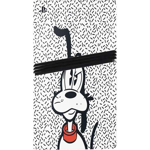 Disney Friends Pluto Confused PS5 Pro Disk Bundle Skin