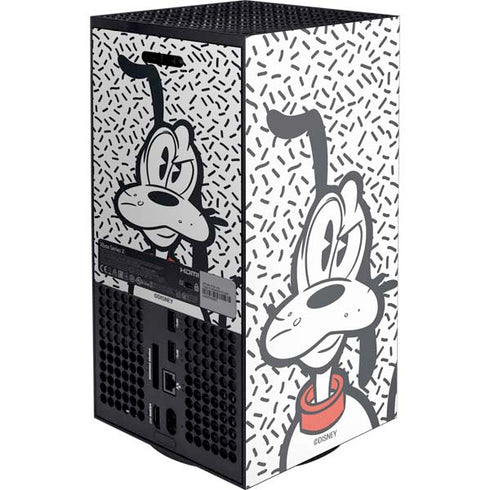 Disney Friends Pluto Confused XBox Series X Digital Edition Console Skin