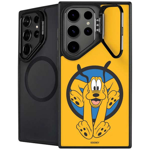 Disney Friends Pluto Galaxy S25 Ultra Kickstand Case