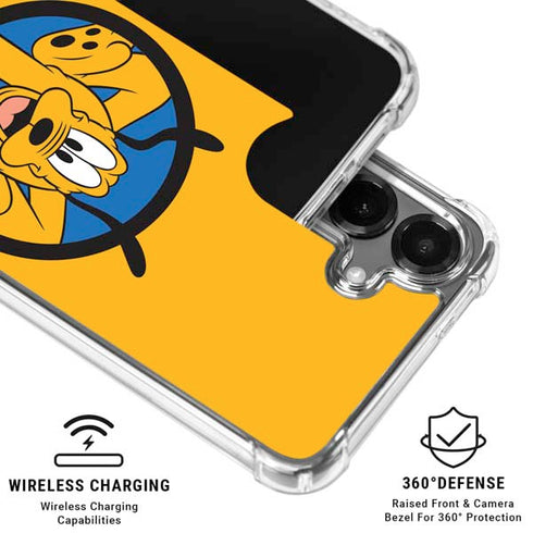 Disney Friends Pluto Galaxy S26 Clear Case