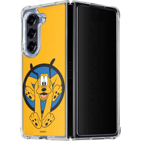Disney Friends Pluto Galaxy Z Fold5 5G Clear Case