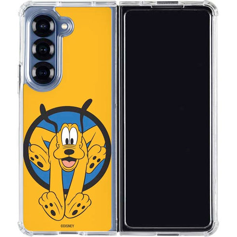 Disney Friends Pluto Galaxy Z Fold6 Clear Case