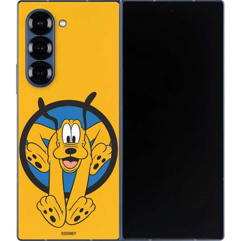 Disney Friends Pluto Galaxy Z Fold6 Skin