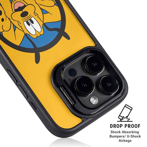 Disney Friends Pluto iPhone 15 Pro Max Kickstand Case