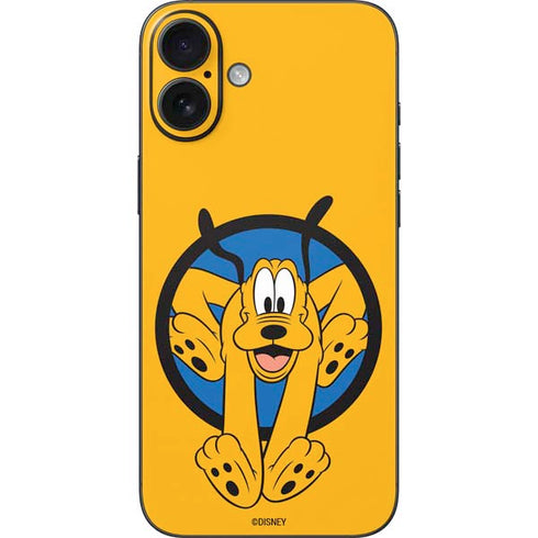 Disney Friends Pluto iPhone 16 Plus Skin