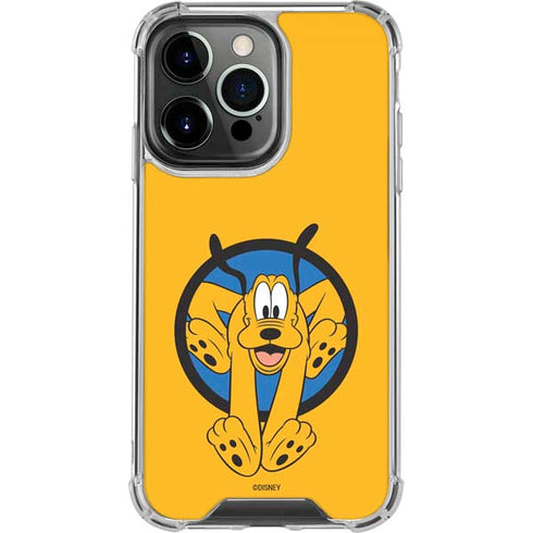 Disney Friends Pluto iPhone 16 Pro Clear Case