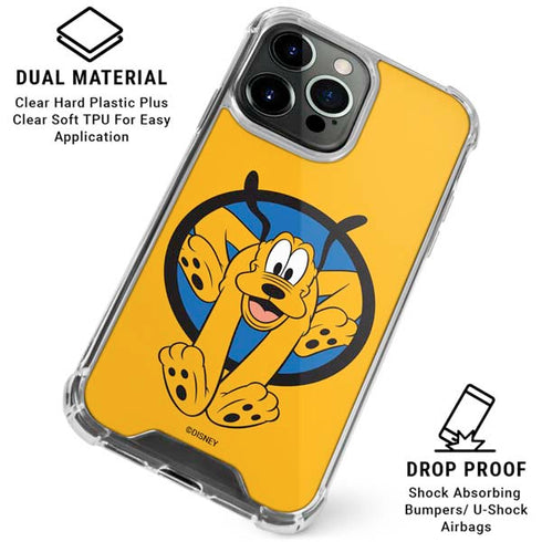 Disney Friends Pluto iPhone 16 Pro Clear Case
