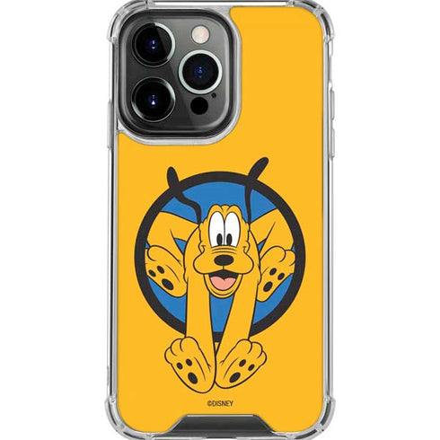 Disney Friends Pluto iPhone 16 Pro Max Clear Case