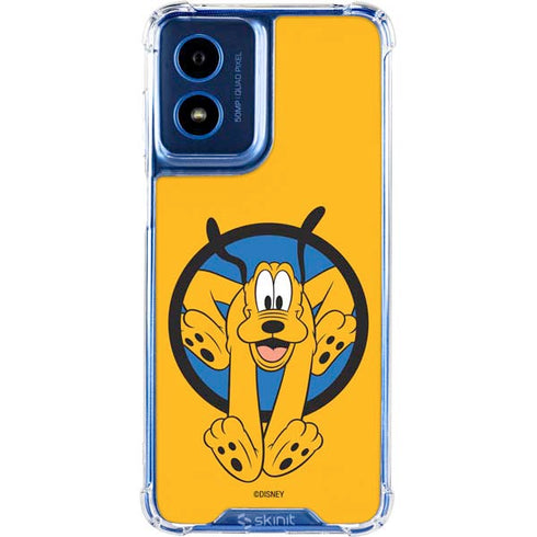 Disney Friends Pluto Moto G 5G (2024) Clear Case