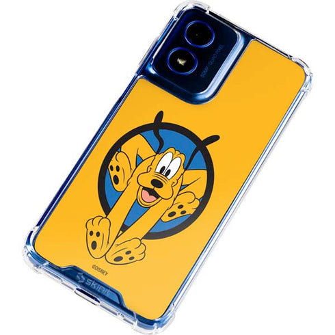 Disney Friends Pluto Moto G 5G (2024) Clear Case