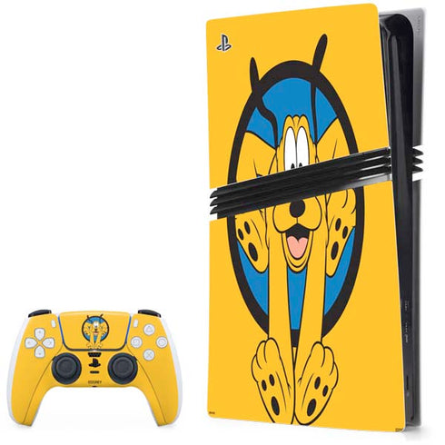 Disney Friends Pluto PS5 Pro Bundle Skin