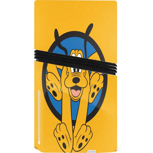 Disney Friends Pluto PS5 Pro Disk Bundle Skin