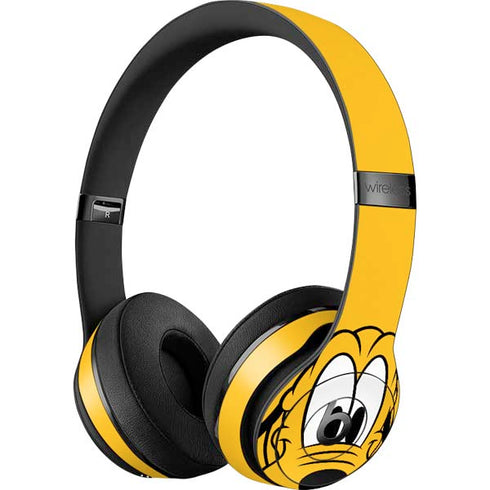 Disney Friends Pluto Up Close Beats Solo 3 Wireless Skin