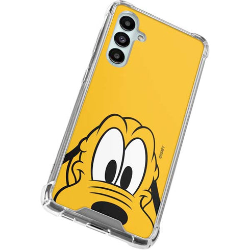 Disney Friends Pluto Up Close Galaxy A16 5G Clear Case