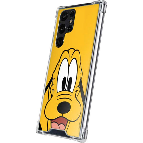 Disney Friends Pluto Up Close Galaxy S23 Ultra Clear Case