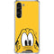 Disney Friends Pluto Up Close Galaxy S24 FE Clear Case
