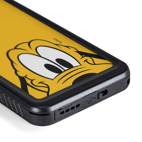Disney Friends Pluto Up Close Galaxy S24 Plus Waterproof Case